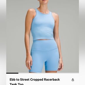 Lululemon- Ebb to Street Racer back tank